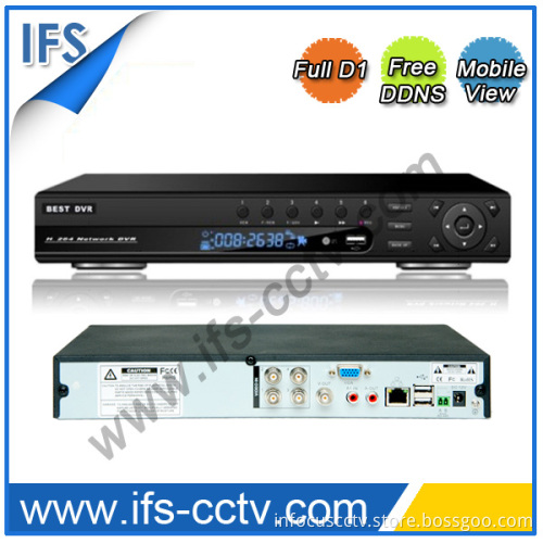 4CH H. 264 Network DVR with Time Display (ISR-7204NA)